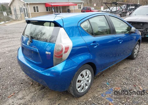 2012 Toyota Prius C from USA, damaged, VIN JTDKDTB34C1512591